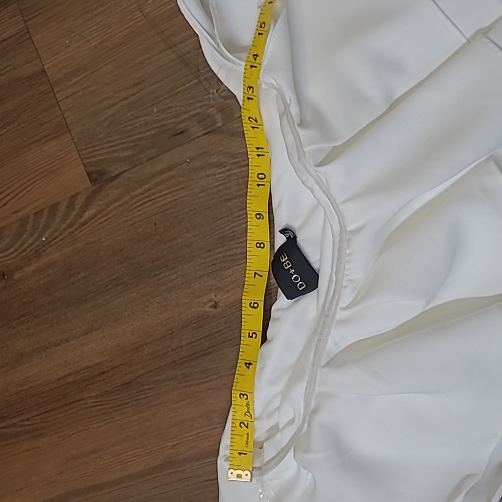 DO+BE One Shoulder Cream Dress - Picture 5 of 11